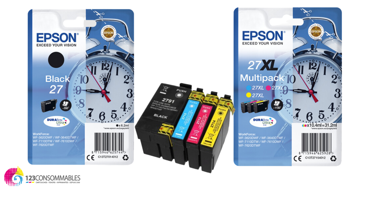 CARTOUCHES JET D'ENCRE POUR EPSON